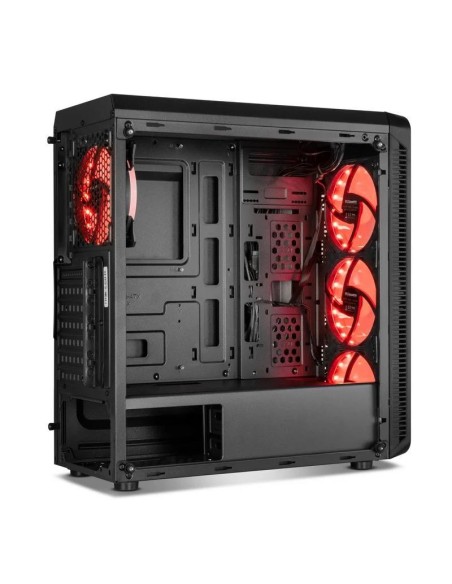 CAJA ORDENADOR GAMING NOX HUMMER TGX RAINBOW ATX RGB BLACK