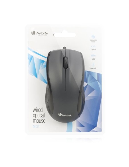 RATON NGS MIST USB OPTICO BLACK