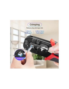 CRIMPADORA VENTION METALICA RJ45 BLACK/RED 2