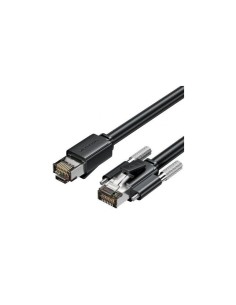 CABLE DE RED CAT.6A SFTP 1M VENTION BLACK