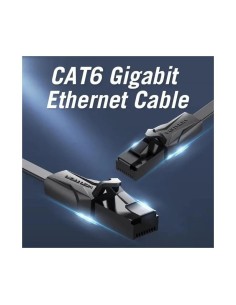 CABLE DE RED CAT6 UTP 1M VENTION PLANO BLACK 2