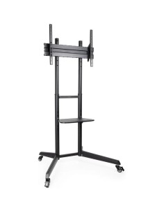 SOPORTE TV MONITOR TOOQ SUELO CON RUEDAS 37 - 70 50KG BLACK