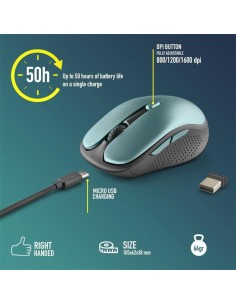 RATON NGS EVO RUST WIRELESS SILENT BLUE 2