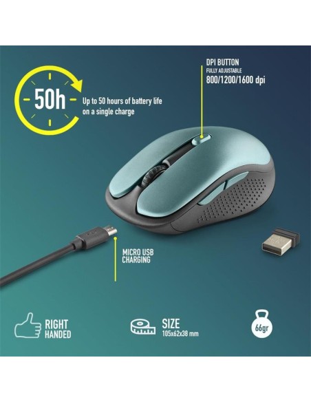 RATON NGS EVO RUST WIRELESS SILENT BLUE