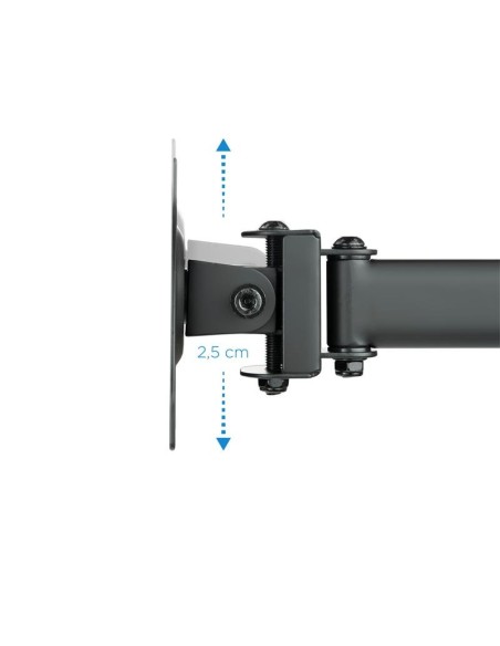 SOPORTE DE MESA TV/MONITOR TOOQ 13-27 8KG 2 BRAZOS PARA 3 PANTALLAS