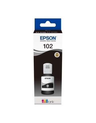 TINTA EPSON 2700/2750/3700/3750/4750 BOTE 102 BLACK ECOTANK BOTTLE (127ML)