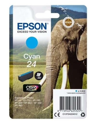 TINTA EPSON C13T24224012 CYAN 24