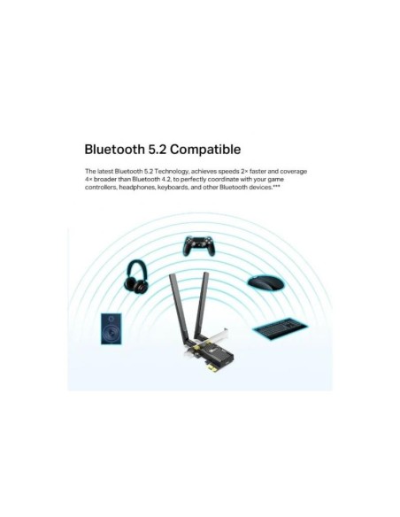 WIRELESS ADAPTADOR PCIE TP-LINK ARCHER TX20E DUAL BAND AX1800 WIFI6 BT 5.2
