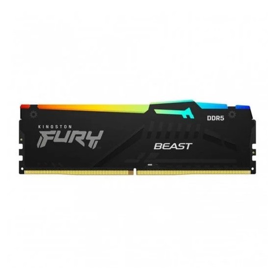 MEMORIA RAM 32GB KINGSTON DDR5 6000MHZ FURY BEAST CL36 1.35V RGB