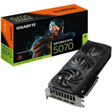 TARJETA DE VIDEO GIGABYTE RTX 5070 WINDFORCE SFF 12GB DDR7