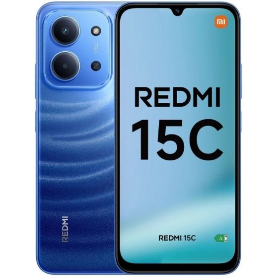 SMARTPHONE XIAOMI REDMI 15C 6.9 4GB/128GB/50MP/NFC/4G BLUE