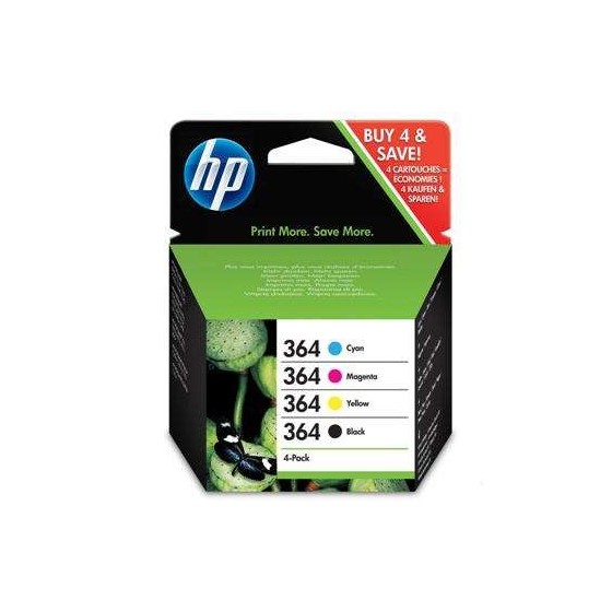TINTA HP 364 N9J73AE PACK 4...