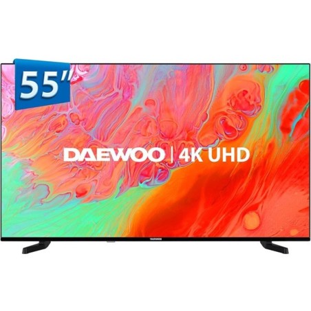 TELEVISOR DAEWOO 55 QLED 4K UHD USB SMART TV ANDROID WIFI HOTEL