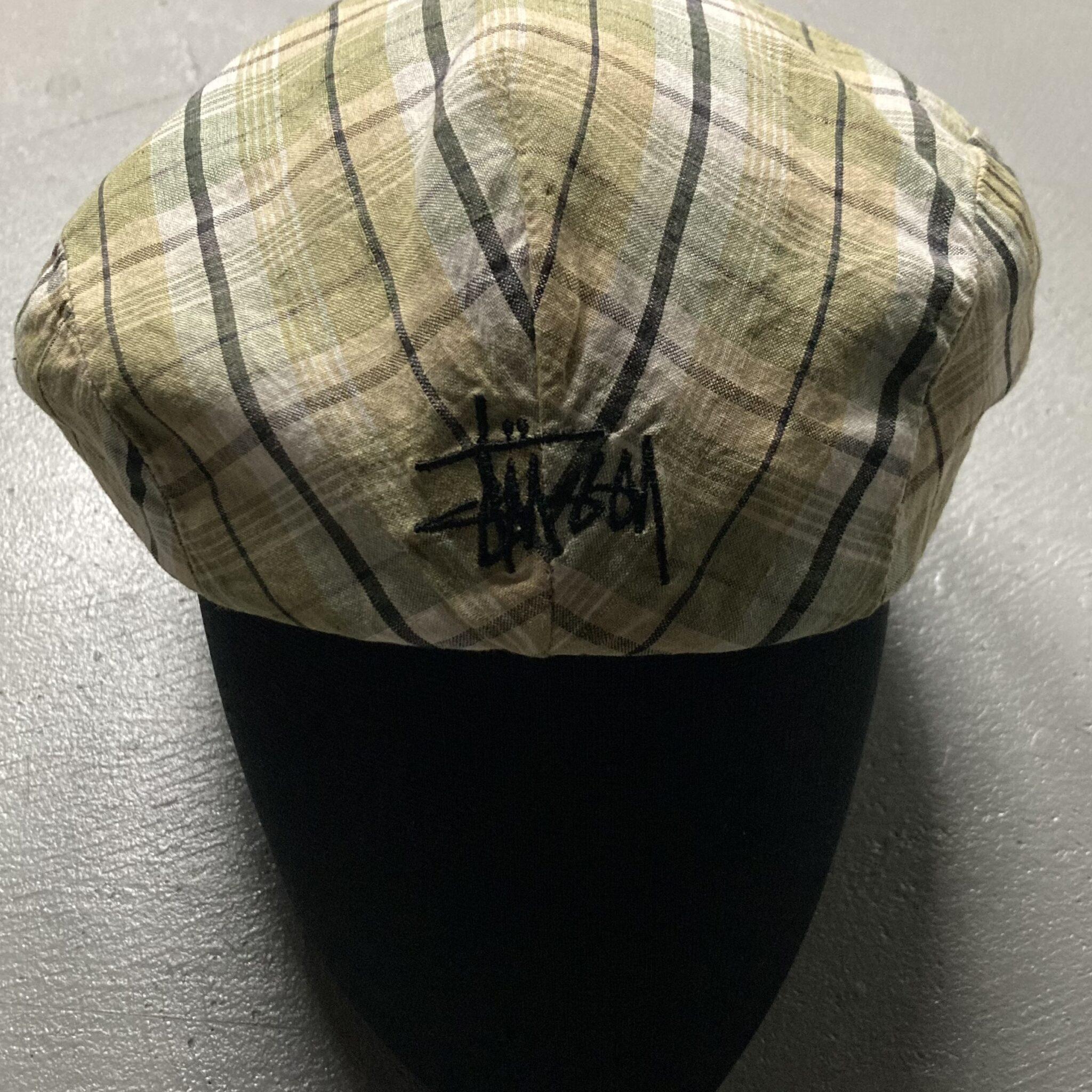 90s Stussy Hunting Cap blue room