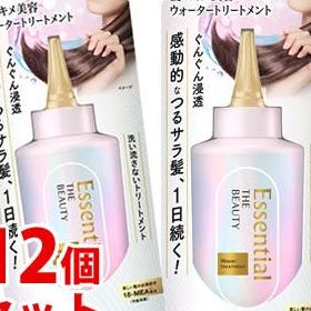 セット販売》 花王 エッセンシャル ザビューティ 髪のキメ美容 ウォータートリートメント (200mL)×12個セット 洗い流さないトリートメント -エッセンス・美容液