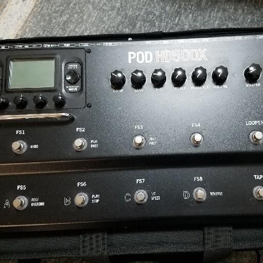 LINE6 POD HD500X ギター