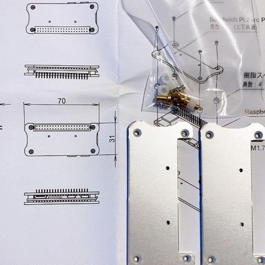 raspberry　pi　zero、zero　W　ケース