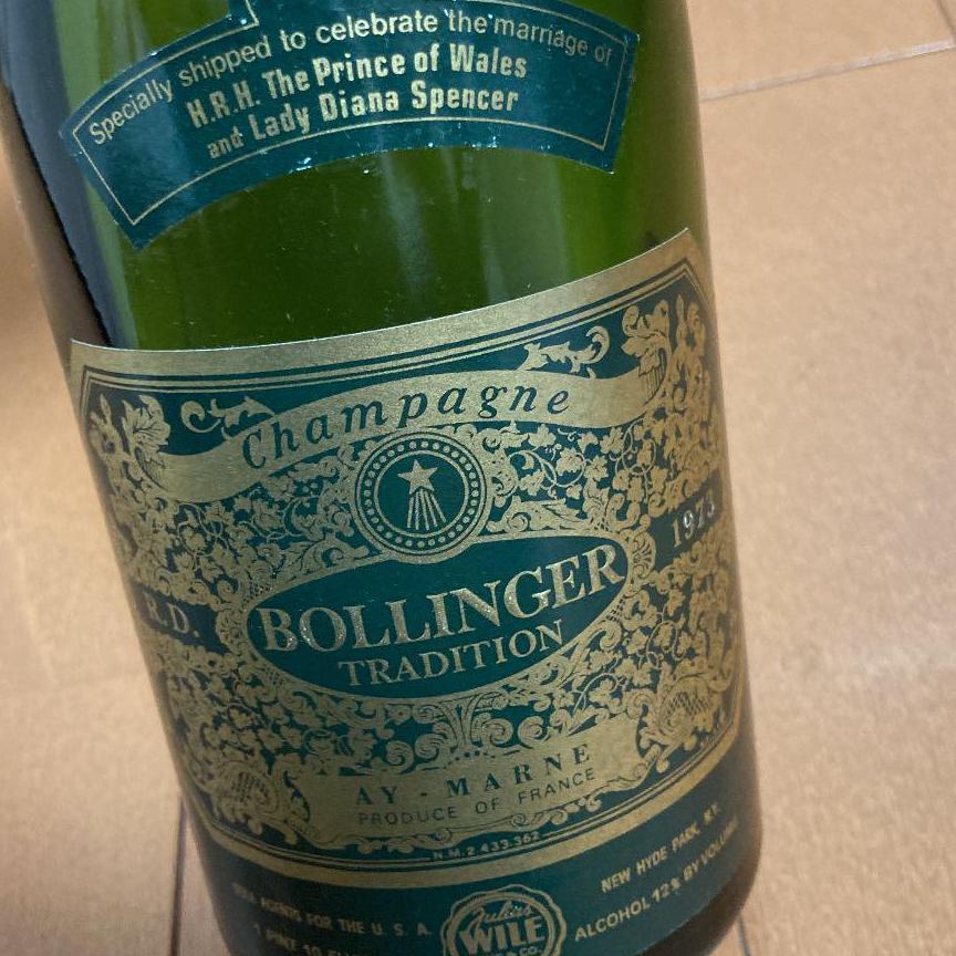 BOLLINGER　TRADITION　1973　空き瓶