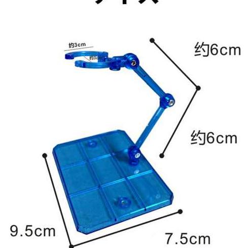 アクションベース　スタンド　3個セット　模型　ディスプレイ　クリア　フィギュア