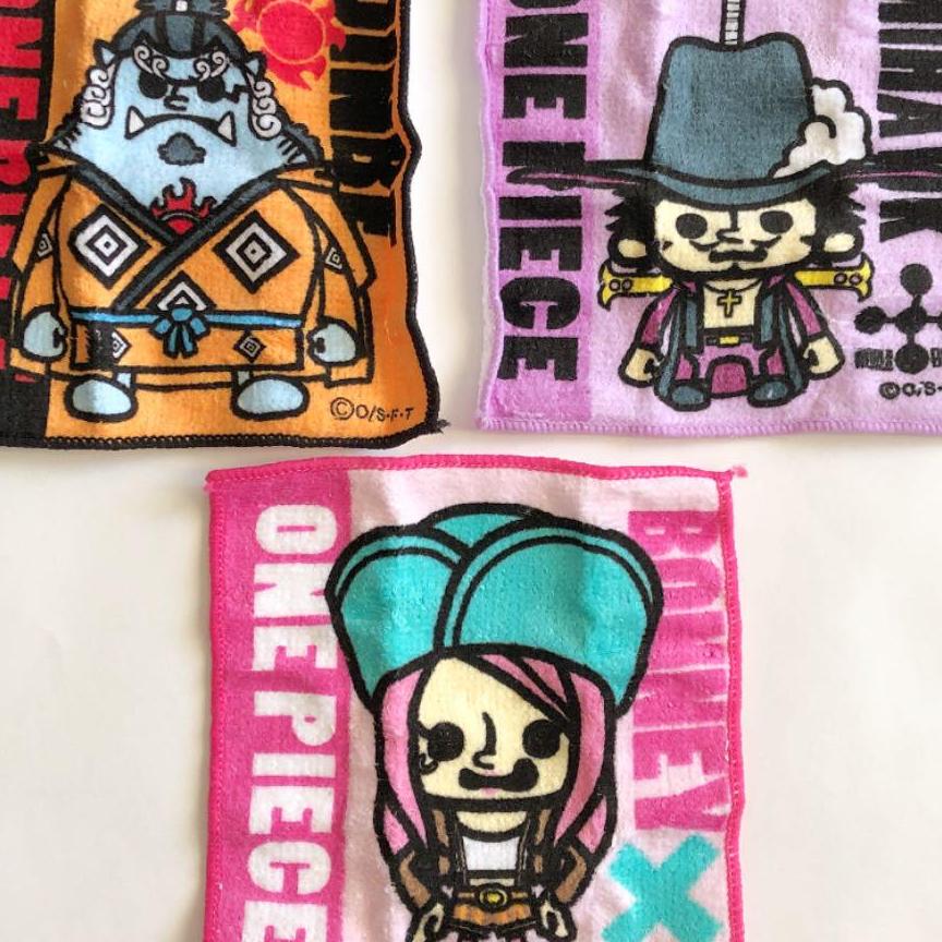 アニメ　漫画　ワンピース　キャンディタオル3枚　ONE　PIECE　towel