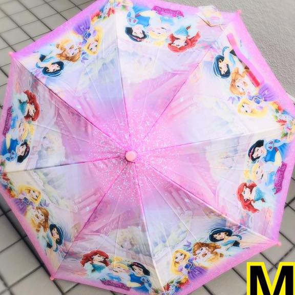 新品　！　プリンセス　子供　傘　入学　ジャンプ　雨傘　M　女の子　キッズ　入園