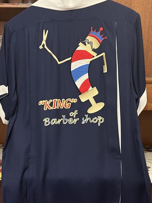 Dry　Bones　ボウリングシャツ　barber　of　king　shop