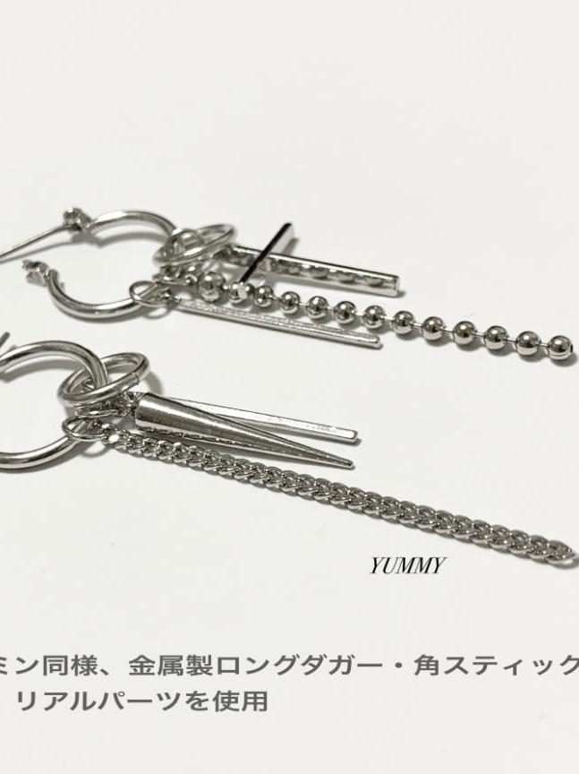 JIMIN　フープピアス　a18