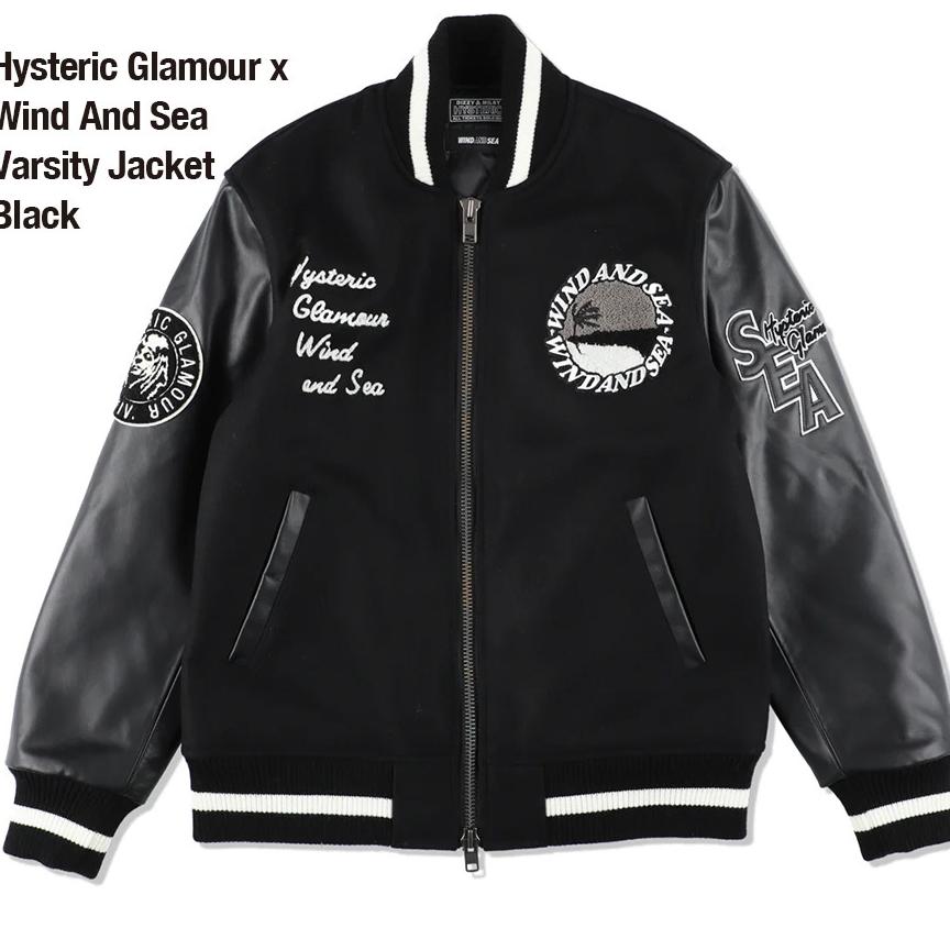 Hysteric Glamour Wind And Sea Varsity Jacket スタジャン アウター・ジャケット