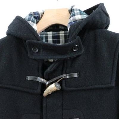 COMME des GARCONS HOMME コムデギャルソンオム 09AW ダッフルコート XS ブラック  ブランド古着買取・販売unstitchオンラインショップ