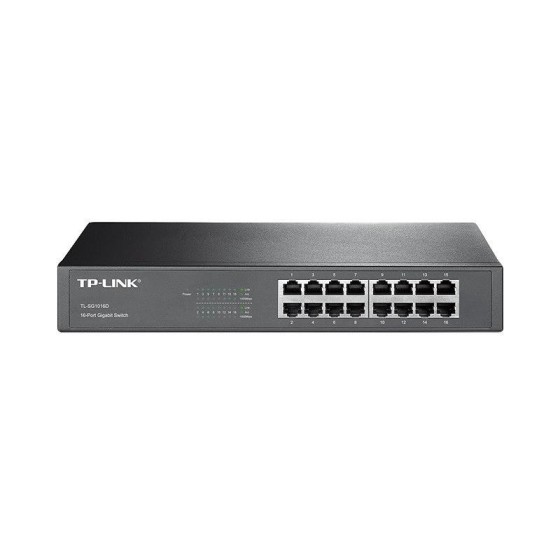 SWITCH TP-LINK GIGABIT 16 PUERTOS TL-SG1016D RACK